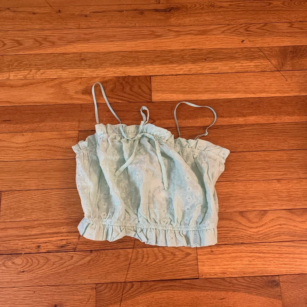 Mint Green Blouse